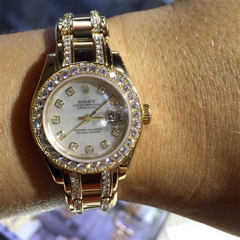 used womens rolex watch with diamonds